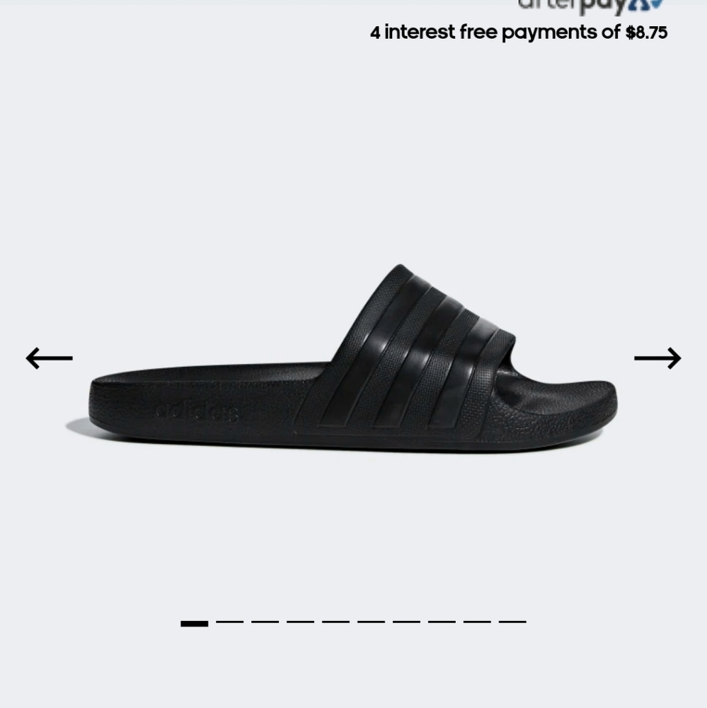 ADIDAS ADILETTE AQUA SLIDES - Picture 10 of 14